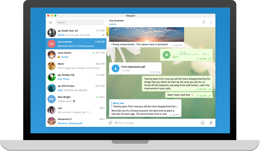 Telegram 电脑版下载 Windows 10 / 11